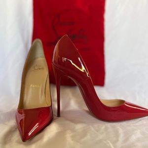 Christian Louboutin
So Kate Patent Pointed-Toe Red Sole Pump